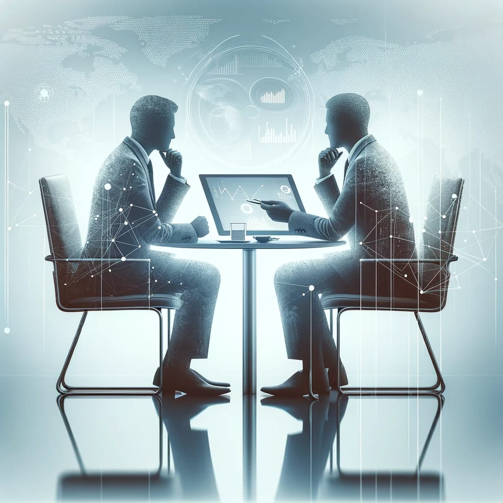Professional image symbolizing a business consultation, perfect for 'Thank you for scheduling a meeting' message.