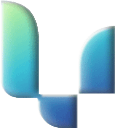 Blue logo of a Vision AI digital marketing agency.